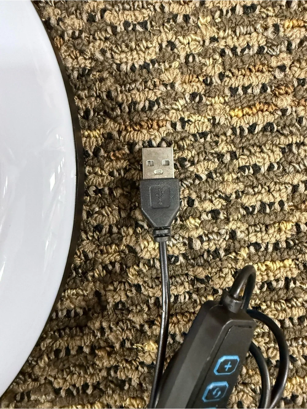 Ring Light w Phone Holder USB Powered